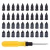 Vacuum Tire Sealant Nails Kit Durable Heavy-Duty Tire Stoppers Spiral Rubber Nails Quick Self-Service Repair Tools