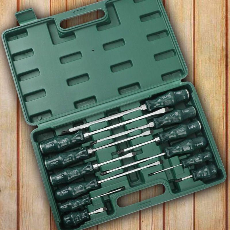 Through-bolt Household Screwdriver Set: Small Flathead & Phillips Screwdrivers, Driver, Disassembly Tools, Large Screwdrivers
