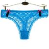 Женские стринги, сексуальные стринги с цветочным принтом, Т-образная спинка, бесшовное нижнее белье, кружевное нижнее белье, мягкие трусики, трусы, нижнее белье, 6 шт./лот