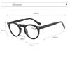 Fashionable Round-frame Reading Glasses High-definition Anti-blue Light Presbyopia Glasses High-end Full-frame Hyperopia Glasses