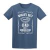 Worlds Best Dad No1 Unisexs Tshirt Gift For Dad Fathers Day Present Tshirt Top
