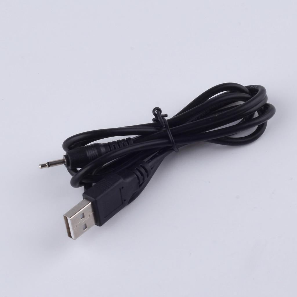 DC Power Plug USB Convert To 2.5*0.7mmmm/DC 2.5x0.7 White Black L Shape Right Angle Jack With Cord Connector Cable