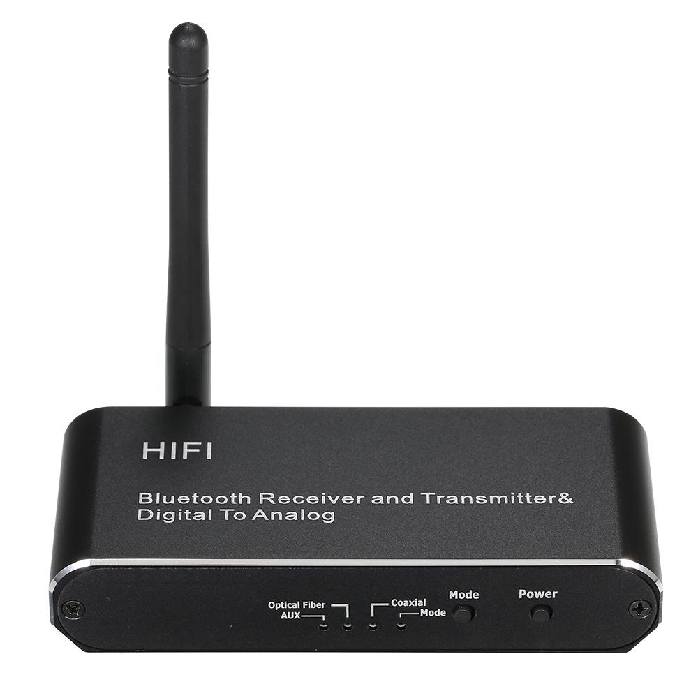 D09 BT Приемник Передатчик ЦАП Цифровое оптическое волокно Коаксиально-аналоговый аудиоконвертер Чип BT5.0