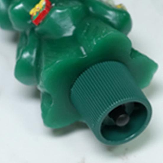 6Pcs LED Flameless Tree Taper Candles with Remote 5.12" Real Wax Flickering Candles with 3D Flame Wick Battery Operated Candlesticks for Holiday Decor