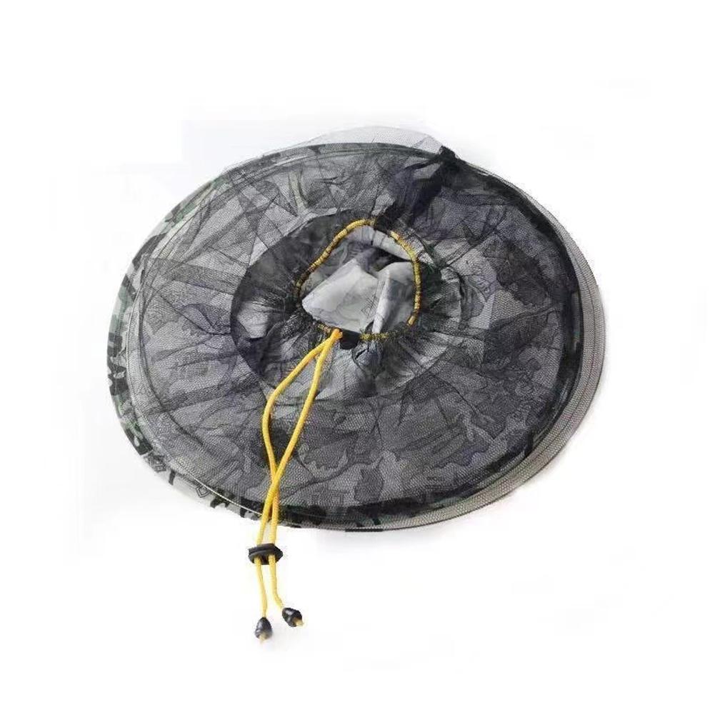 Модная унисекс складная шляпа от комаров со скрытой сеткой, репеллентная защита от насекомых и пчел, повседневная уличная солнцезащитная шапка для рыбалки