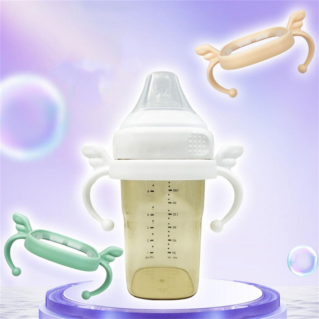 Milk Bottle Handle for Babies Encourages Independent Drinking Secure Grip Bottle Attachment for Hegen Replacement