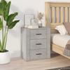 VidaXL Bedside Table Concrete Grey 50x36x60 Cm Engineered Wood 816716