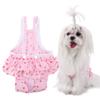 Suspender Style Pet Period Pants Absorbent Dog Suspender Panties Dog Diaper Skirt  Home Wear