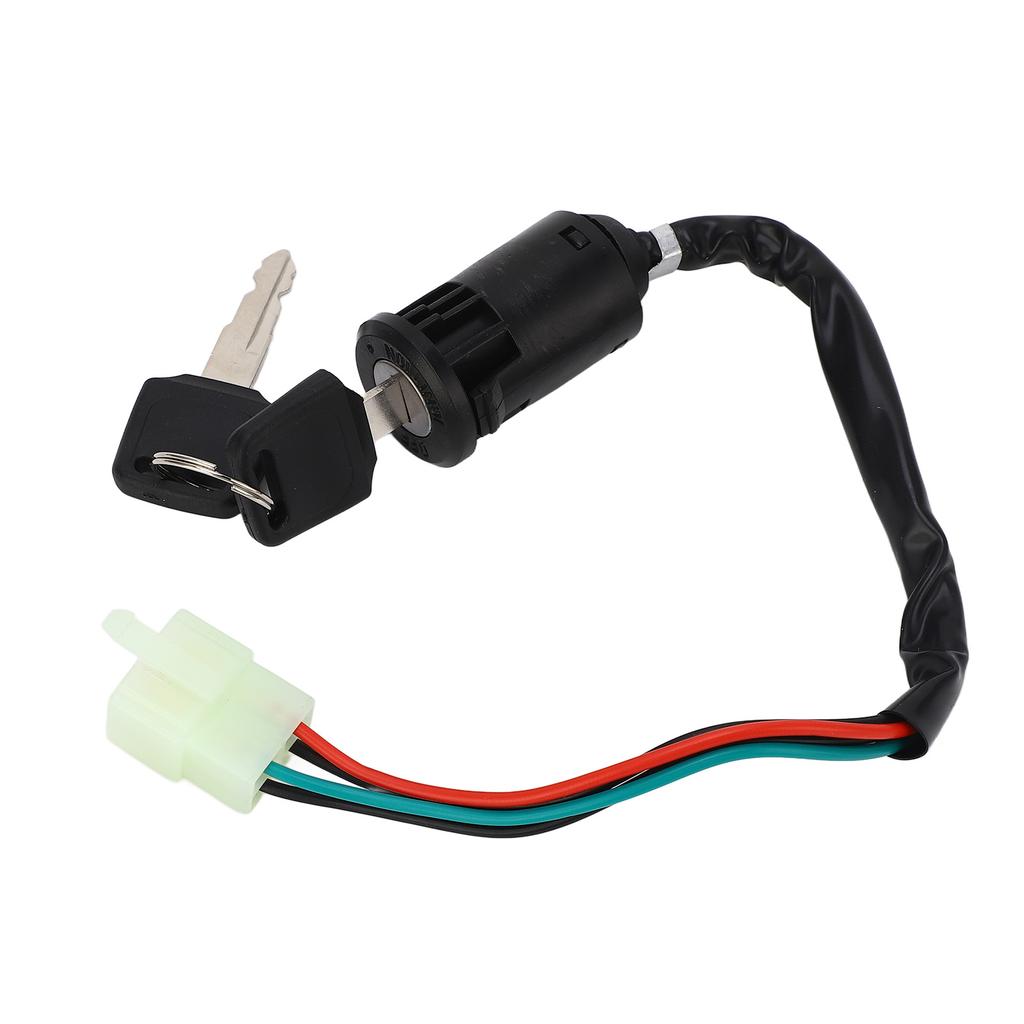 4-контактный провод переключатель зажигания чувствительный прочный переключатель системы зажигания с 2 ключами для квадроцикла ATV картинг