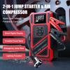 Портативный воздушный насос 150 PSI, аварийный стартер для автомобиля, power bank, светодиодное освещение, компрессор, автомобильный стартер, подходит для всех автомобилей