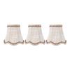 3pcs Lampshade Modern Minimalist Clip On Type Cloth Lamp Shade for E14 Bulb Candle Chandelier