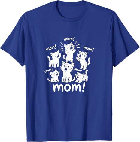 Mom Cat Shirt Funny Mama Kittens Mothers Day Humor Tshirt Y2k Kitten Comic Graphic Saying Tee Novelty Gift Womens Fashion Top