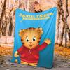 Daniel Tiger Flannel Blanket Soft Warm All-Season Throw, Design for Camping, Car Travel, Hiking Sofa, Bed, Office Perfect Gift for Parties