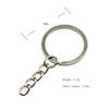 WYISYWG 1 шт. брелок для ключей женские кольца для ключей модные брелки для мужчин двухсторонний ангел 40x12 мм P-K1417-B11143