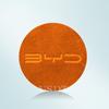 for BYD Seal Atto 4 EV   2024 2025 2026 Car Steering Wheel Front Emblem Badge  Suede Sticker