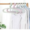 5 шт./лот, бытовые вешалки без следов, простые пластиковые вешалки для сушки, нескользящие, вешалка для сухой и влажной одежды