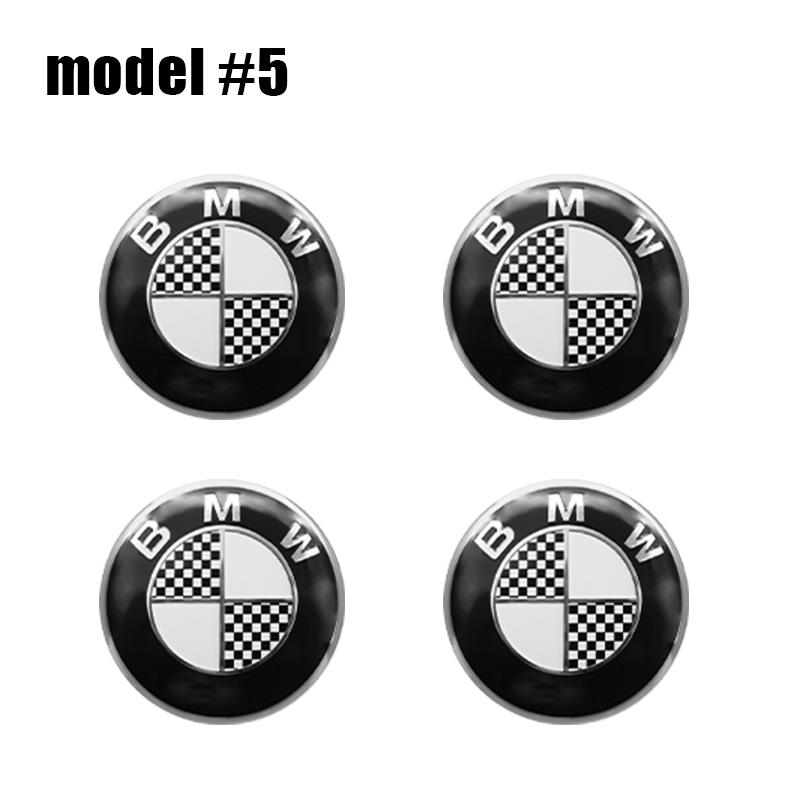 4Pc 56mm+60mm Car Logo Wheel Center Cap Emblem For BMW M Performance E46 E90 E60 F10 E39 F30 E36 F20 E87 E90 E70 Hub Cover Badge