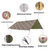 3x5m Outdoor Camouflage Tarp Camping Shelter Sun Shade 210T Waterproof Tent Canopy