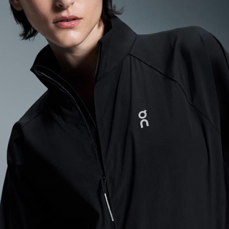 Женская куртка на молнии на весь день 1/2, черная 1WE30410553