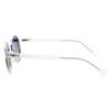 Lunettes de soleil rondes GU00062 pour femme-Blanc