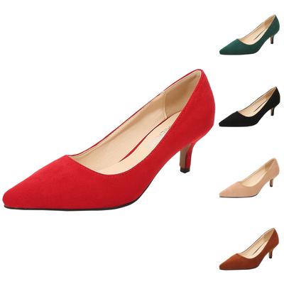 Весенне-осенняя модная пикантная вечерняя обувь на высоком каблуке с острым носком и неглубоким острым носком