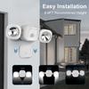 Battery-Operated Motion Sensor Lights Outdoor, Wireless LED Flood with Detector Activated Security Lightfor Outside House Garage, Battery Operated