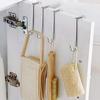 5Pcs 100x48mm Adjustable Over The Door Hook Iron Door Hook Simple Door Hanger  Towels