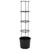 Jardinière à tomate - Maison Exclusive - Anthracite - Ø29,5x115 cm - Polypropylène anti-UV