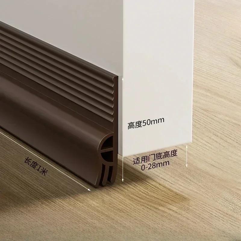 2025 Door Bottom Sealing Strip Windproof Dust Stopper Guard Rain Weatherstrip Noise Reduction Insulator Sealer Home Hardware