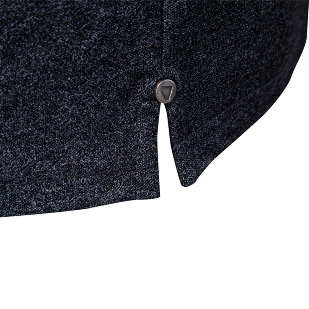 2026 Men's Polo Shirts Cotton Blend Short Sleeve Solid Color Zippered Polo Soft Breathable Casual Polo Shirt for Men