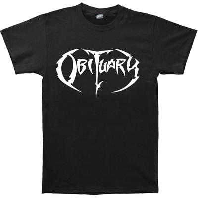 Футболка унисекс с логотипом Obituary Title