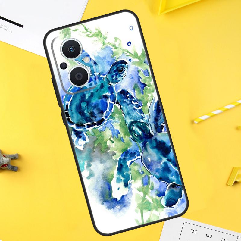 Морские черепахи Для OPPO Reno 14F 13F 12F 11F 10 11 12 13 14 Pro 8T 7 8 Lite OPPO Find X9 X8 X6 X5 Pro Чехол