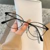 Новая ультралегкая женская оправа «кошачий глаз» простого дизайна, женский стиль, можно сочетать с высокой оправой для очков, очки для близорукости 9015