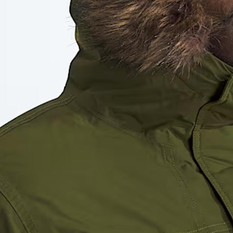 The North Face faux-fur hooded jacket NF0A5GJF-BRI