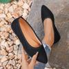 Women Flats 2024 New Large Size Soft-soled Pointy Shoes for Women Casual New-style Slip-on Comfortable Sneakers Women