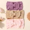 3Pcs Solid Color Baby Headband for Children Hair Band Elastic Nylon Newborn Headbands Soft Turban Headwrap Kid Hair Accessories