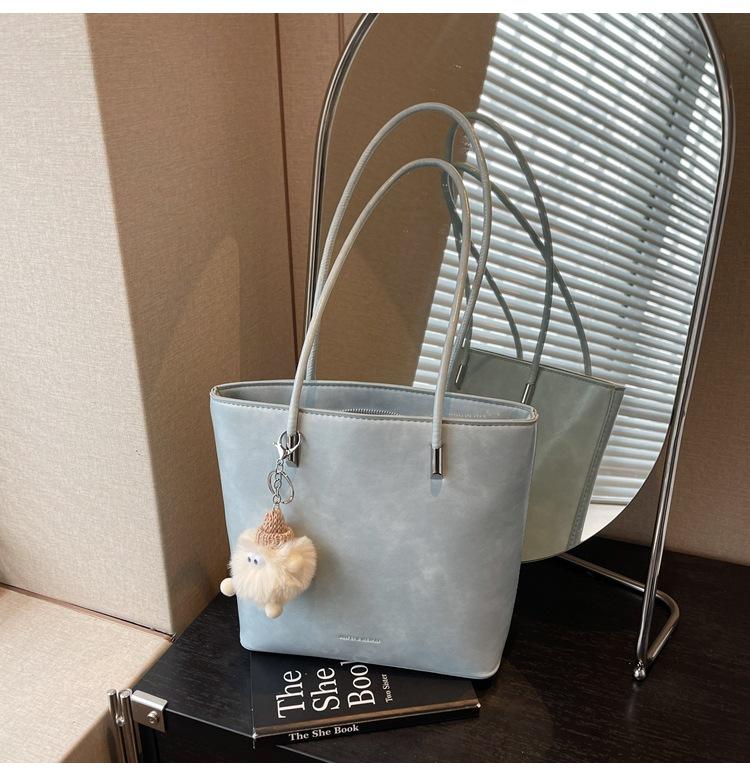 Весенне-летняя новая модная портативная наплечная сумка большой вместимости, сумка-тоут большой вместимости, сумка-багет для поездок на работу