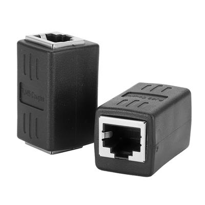 2 шт. Кабельный соединитель RJ45 LAN разъем встроенного типа женский-женский адаптер для Cat7 Cat6 Cat5e