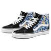 Vans Sk8 Цветочные Повседневные Высокие Кеды для Скейтборда Унисекс Кроссовки Черные Белые Синие VN0A5JMJFF1