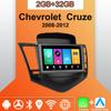 Android Carplay автомобильное радио для Chevrolet Cruze 2008-2012 мультимедийный проигрыватель головное устройство стерео GPS навигация BT WIFI 2+32 ГБ