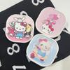 Sanrio Hello Kitty Мультяшный Футляр для Зубного Протеза Кейс для Брекетов Контейнер для Ретейнера Защита для Рта Футляр для Вставных Зубов с Шнурком