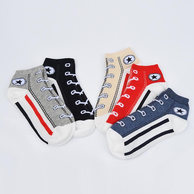 Модные мужские и женские носки, носки с дезодорантом, носки-лодочки, имитация спортивных носков, носки с рисунком обуви, низкие модные носки