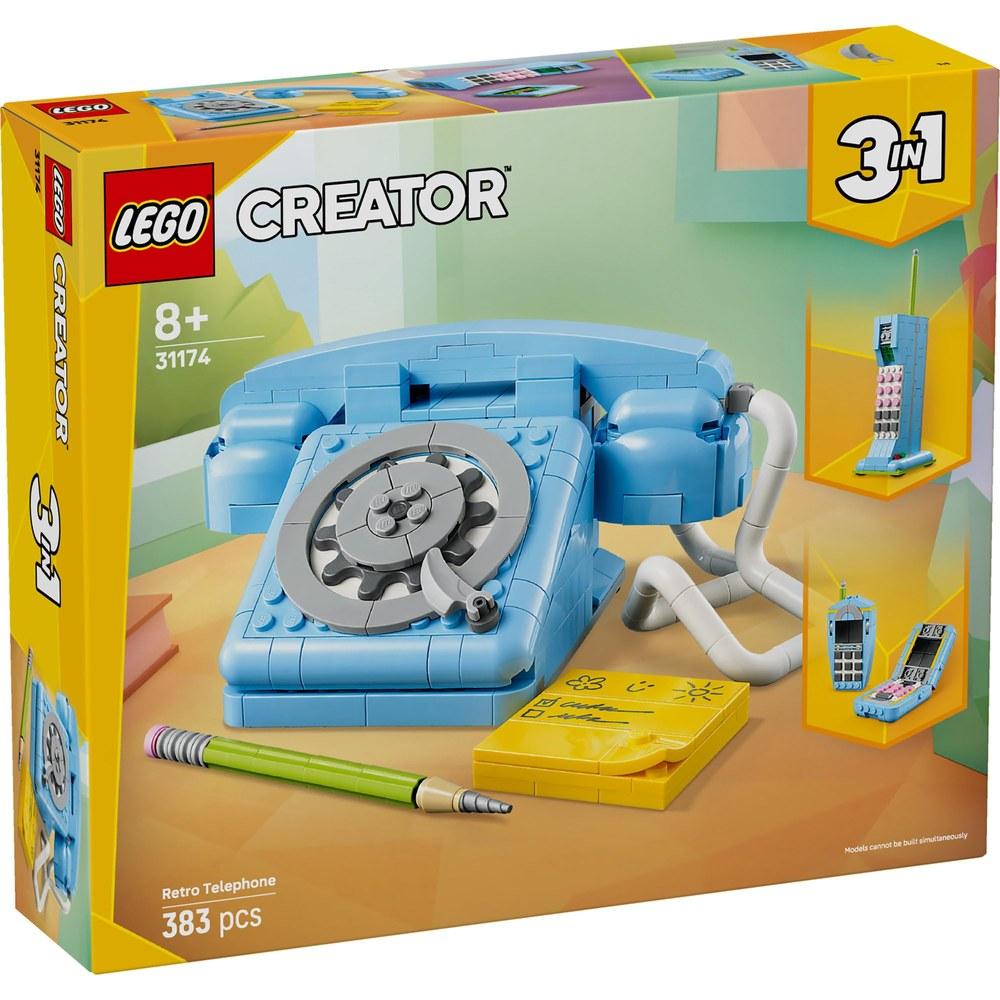 Конструктор LEGO Creator Ретро-телефон 31174 Игрушка для девочек и мальчиков
