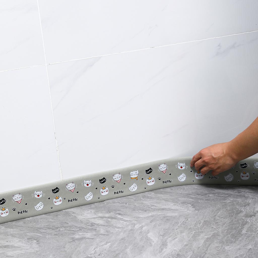 2M водонепроницаемый корпус самоклеящийся плинтус линия 3D настенная наклейка утолщенная антистолкновительная декоративная линия детский уголок