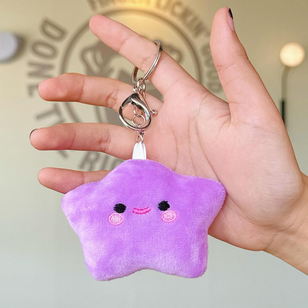 Очаровательный плюшевый брелок в виде звезды: Девичий Рюкзак Брелок Аксессуар