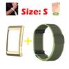Metal Frame+nylon Band for Amazfit Helio Strap Wristband/armband Biceps Sports Replacement Accessories  for Amazfit Helio Strap