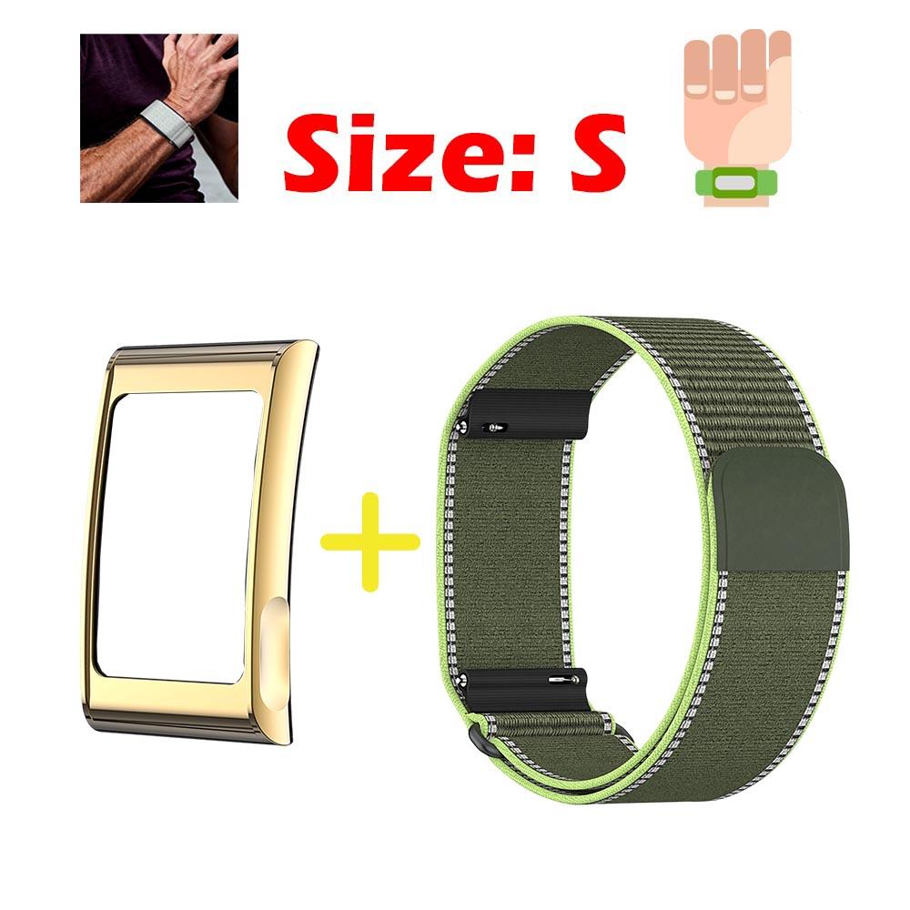 Metal Frame+nylon Band for Amazfit Helio Strap Wristband/armband Biceps Sports Replacement Accessories for Amazfit Helio Strap
