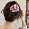 Заколка Роза Зажим для волос Головной убор Сатиновая витая заколка Мода Цветок Заколка-краб для волос Аксессуары для волос