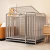 Indoor Dog Cage with Toilet Separation for Small To Large Breeds