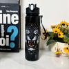 Милая чашка для воды с рисунком Льва, Тигра, Коровы, 750 мл, Портативная, для Школы, Спортзала, Кемпинга, Подарок для Друзей, Семьи
